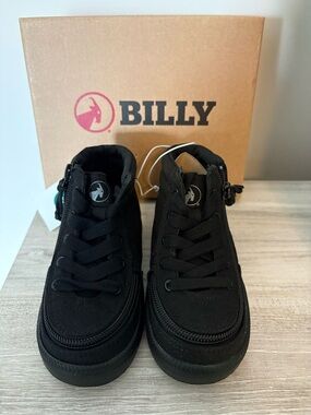 Billy Kids Black High-Top Sneakers NEW